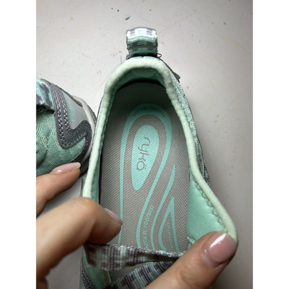 Ryka Kailee Adjustable Mesh Mary Jane Sneakers Shoes Mint size 6.5 Women’s - Picture 7 of 7